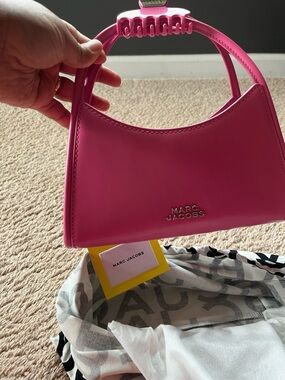 Marc Jacobs Hot Pink Mini Shoulder Bag with Top Handle